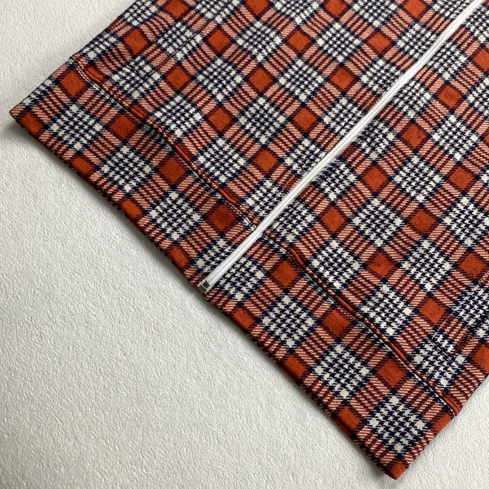 Champion x Todd Snyder Wool Blend Plaid Houndstooth Full Zip Track Jacket - Picture 12 of 16